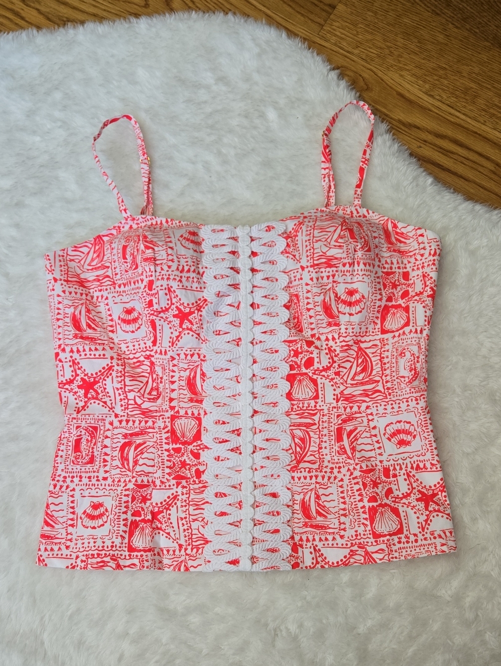 Lilly Pulitzer Tank Top, Womens Size 2